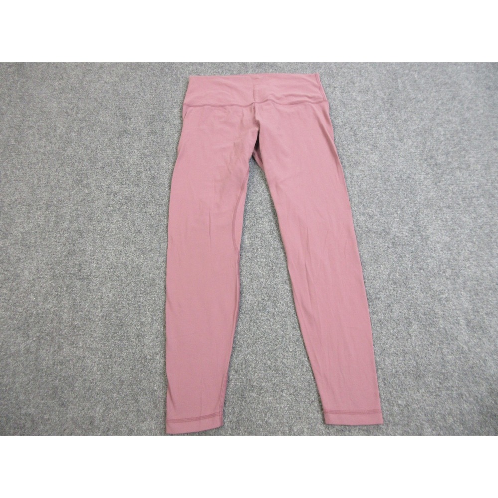 Lululemon Align High Rise Pants Womens 12 Pink Ankle Leggings Athletic Workout
